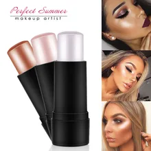 Perfect Summer Shimmer Highlighting Powder Creamy Silver Gold Shimmer Light Bronzer Highlighter Makeup For Face