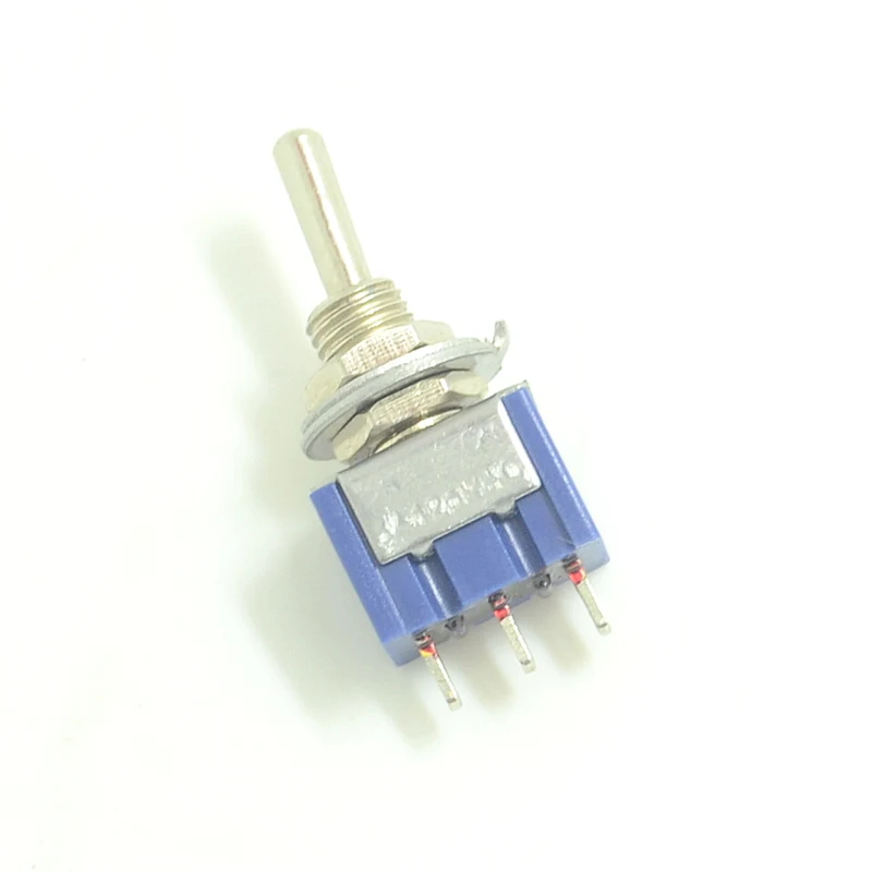 50 шт. MTS 102 3Pin 2 файла SPDT вкл ВКЛ Мини тумблер 6A 125VAC мини переключатели|switch switch|switch