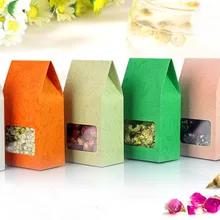 8*15,5+ 5 см 10 шт. натуральные закрывающиеся бумажные пакеты для крафт-бумаги коробки перерабатываемые свадебные подарки украшения Еда складываемая коробка для бумаг