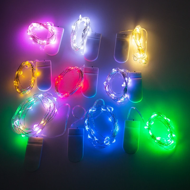 10 шт. декоративный светодиодный светильник включая батарею Micro led string/Сказочный s