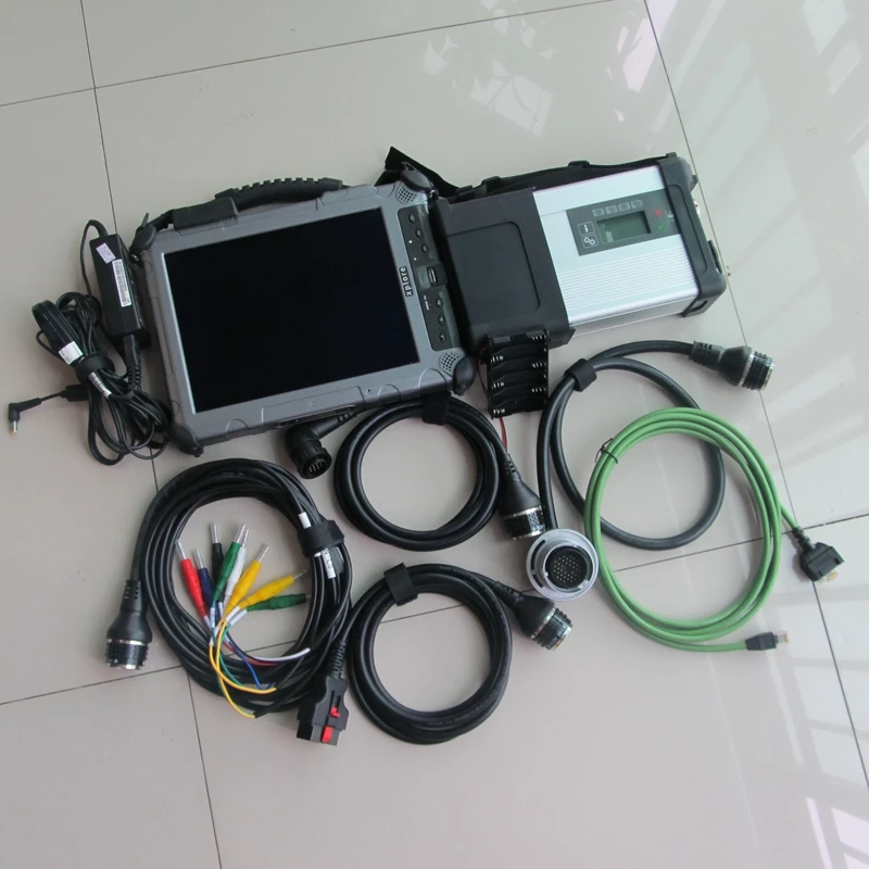 #*Cheap mb star c5 multiplexer diagnose +laptop ram 4g i7+software newest version 2019.12 super ssd full set diagnostic mb ready to use