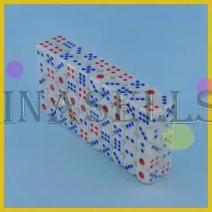 

200pcs Poker Chips dice 14mm Six Sided Spot Fun Board game Dice KTV bar game Games Party Dice Gambling Game Dices