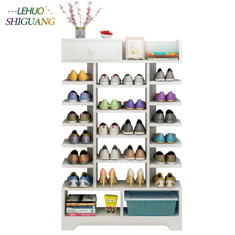 

Shoe cabinet Wooden storage Shoe rack With drawer Multifunctional large capacity shoe organizer rack home Living Room Furniture
