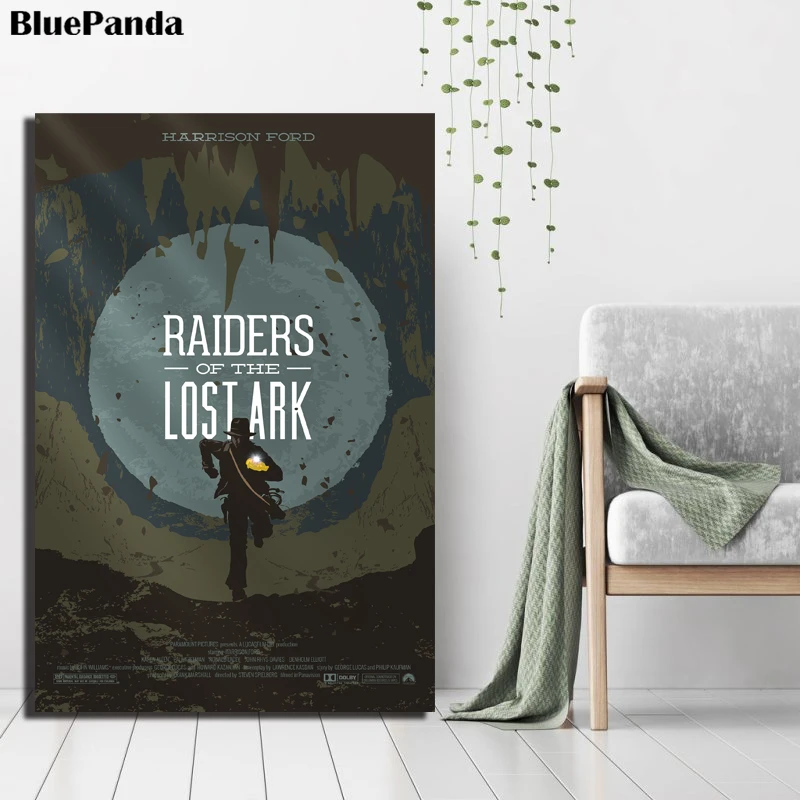 Raiders of the Lost Ark постер фильма картина маслом холст стены искусство картины