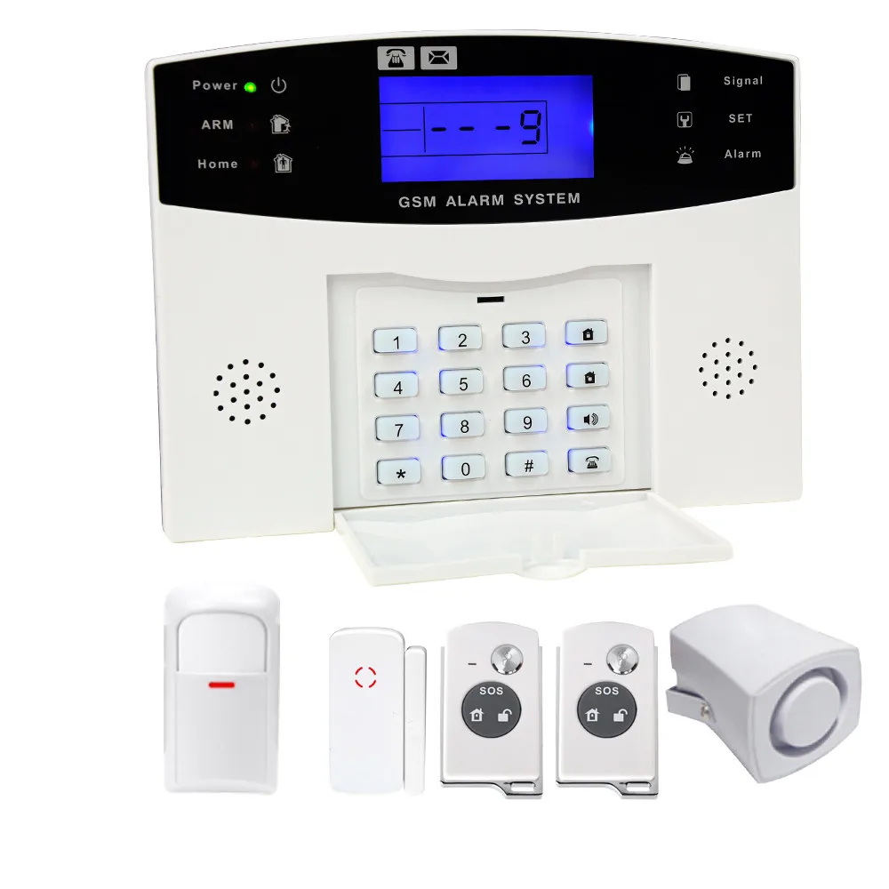 

YA-500-GSM House Intelligent Burglar Alarm Security Wireless WIFI Infrared Walkie Lighting GMS Alarm System Home Security