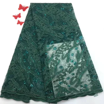 

Gary Latest Design White African Tulle Lace Fabric High Quality African Lace Fabric 5 Yards Lace Material For Bridal Lace D12
