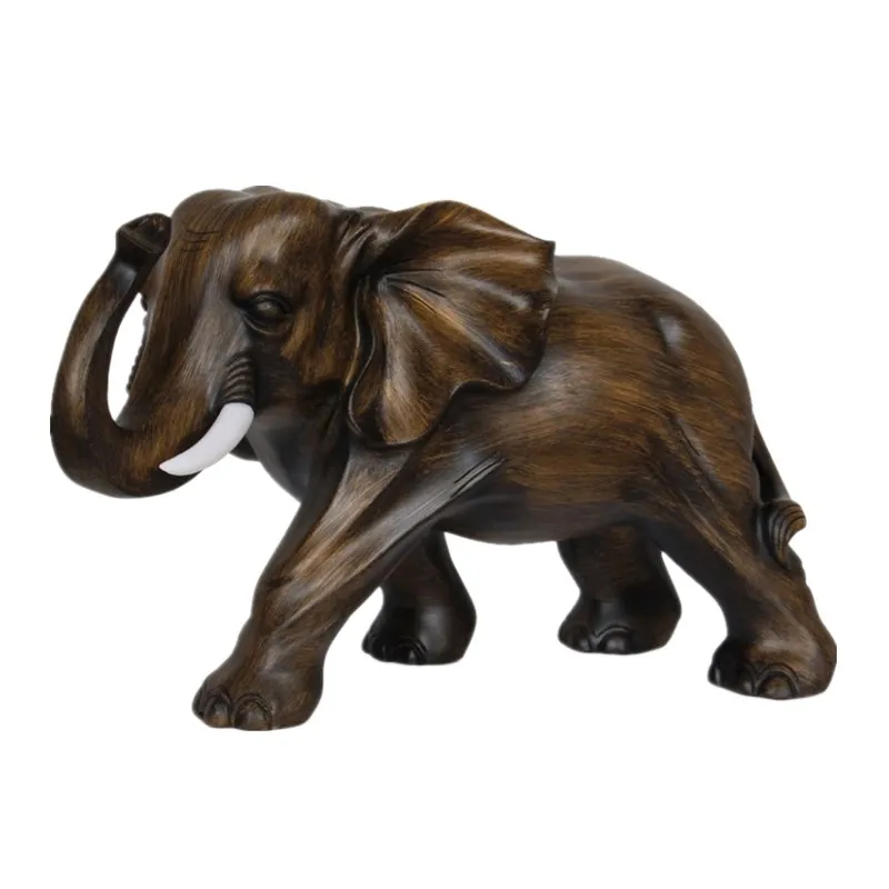 Art Elephant Figurine Home Decoration Statue Ornaments Home Furnishing Jewelry Crafts