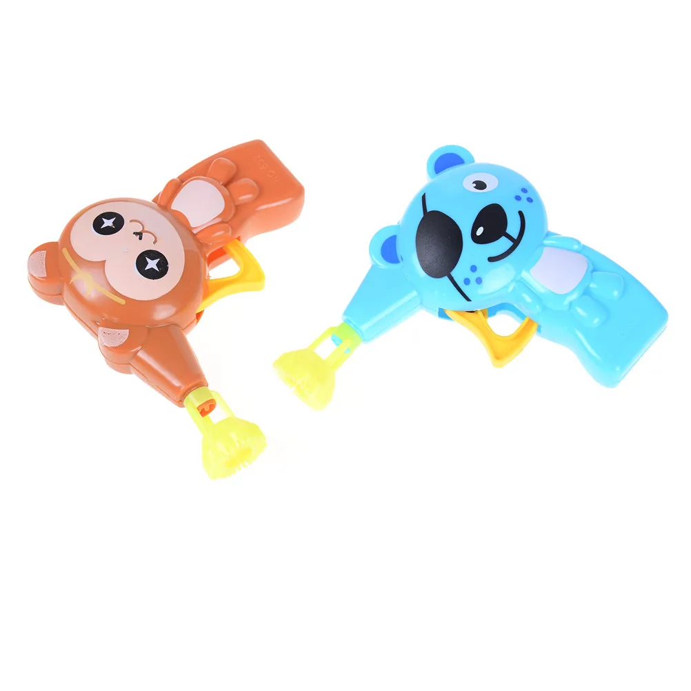 1 шт. мультяшное мыло в форме животного пистолет с мыльными пузырями для детей на открытом воздухе игрушки Детские дующие мыльные пузыри