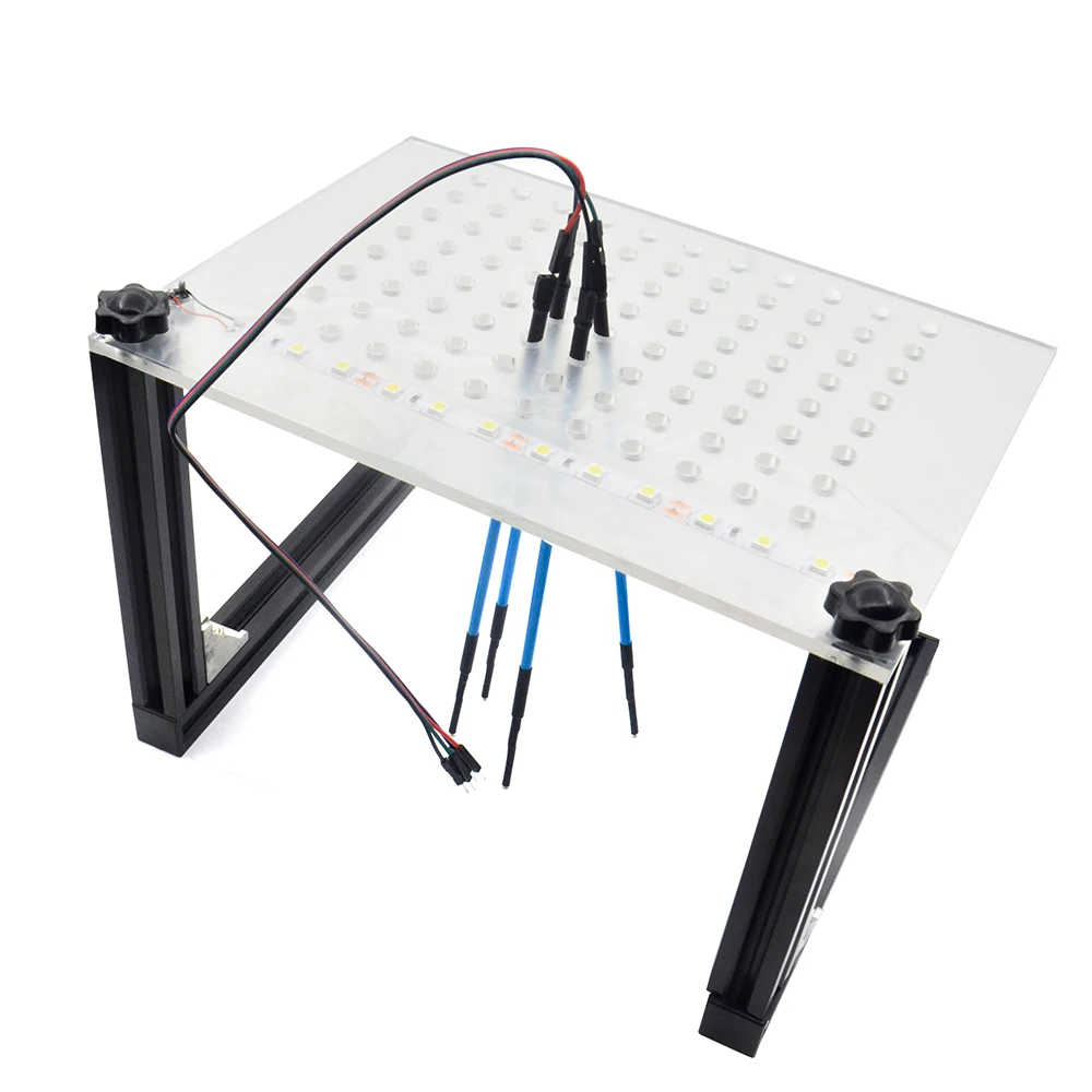 Newest ECU Board Bracket LED BDM Frame With 4 Probe Pen ECU Modified For KESS V2 KTAG FGTECH Auto ECU Chip Tuning Tool Free Ship-in Car Diagnostic Cables 
