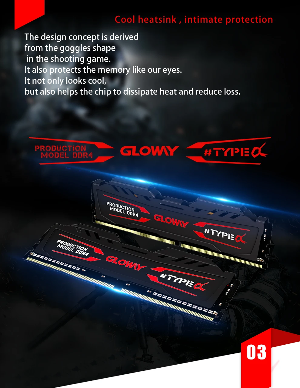 Gloway ram ddr4 8 Гб 16 Гб памяти 3000 МГц 1,35 в Настольный dimm высокая производительность заводская цена
