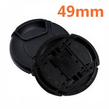 

Wholesale 30pcs/lot 49mm center pinch Snap-on cap cover LOGO for ca n&n 49mm camera Lens