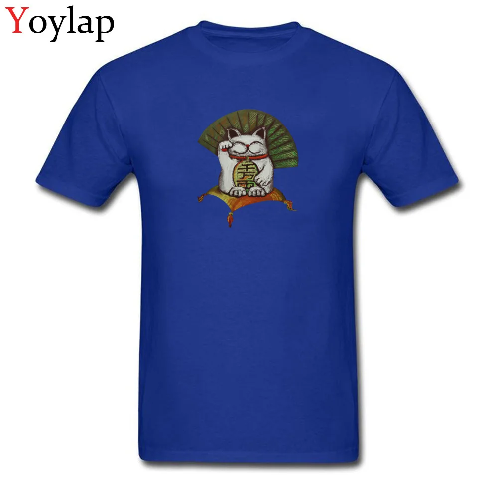 Crew Neck Cotton T-shirts for Adult Normal Fall Tops Shirts Short Sleeve 2017 Newest Custom Custom Tee-Shirt Top Quality blue
