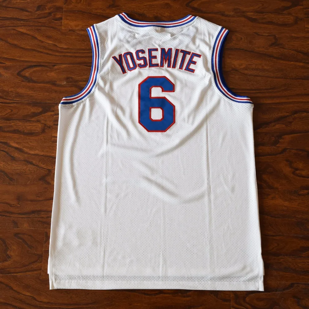 MM MASMIG [17 Kinds] Space Jam Bugs 1 Lola 10 Murray 22 Jordan 23 Tune Squad Basketball Jersey Stitched White