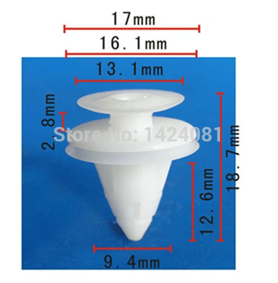 20x Nylon for Nissan Pathfinder Door Trim Panel Moulding Retainer Clips