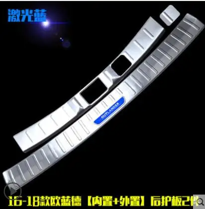 stainless steel Rear bumper Protector Sill For 2006 to 2012 2013 2016 2016-2018 Mitsubishi Outlander Samurai Car styling | Автомобили и