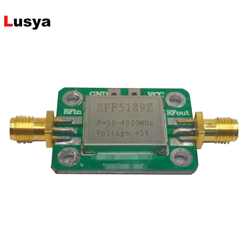 

LNA 50-4000MHz SPF5189 NF = 0.6dB LNA RF amplifier Signal Receiver for FM HF VHF / UHF Ham Radio A6-015