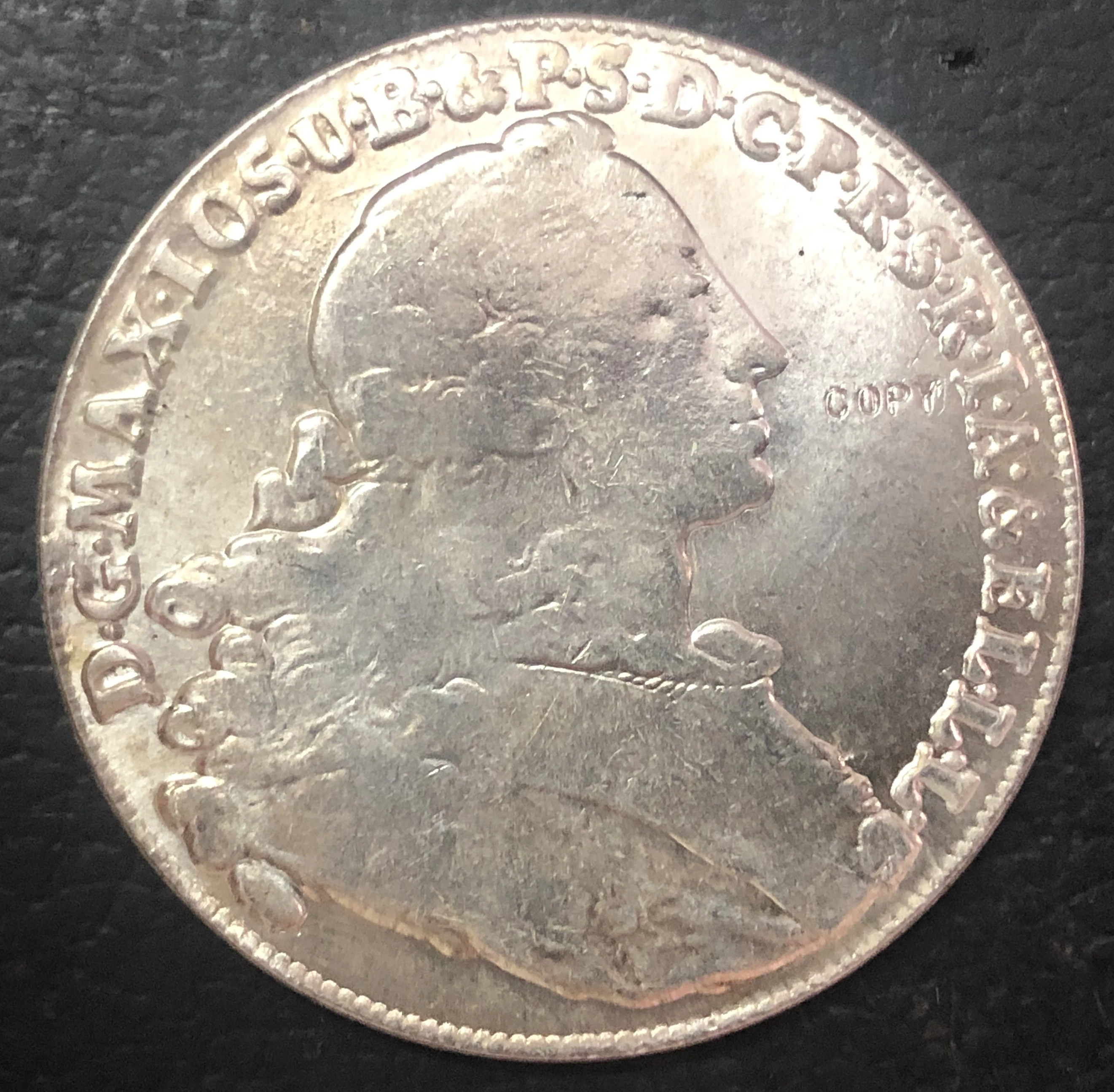1755 Германия 1 thaler-Maximilian III Иосиф копия баварийский доллар | Дом и сад