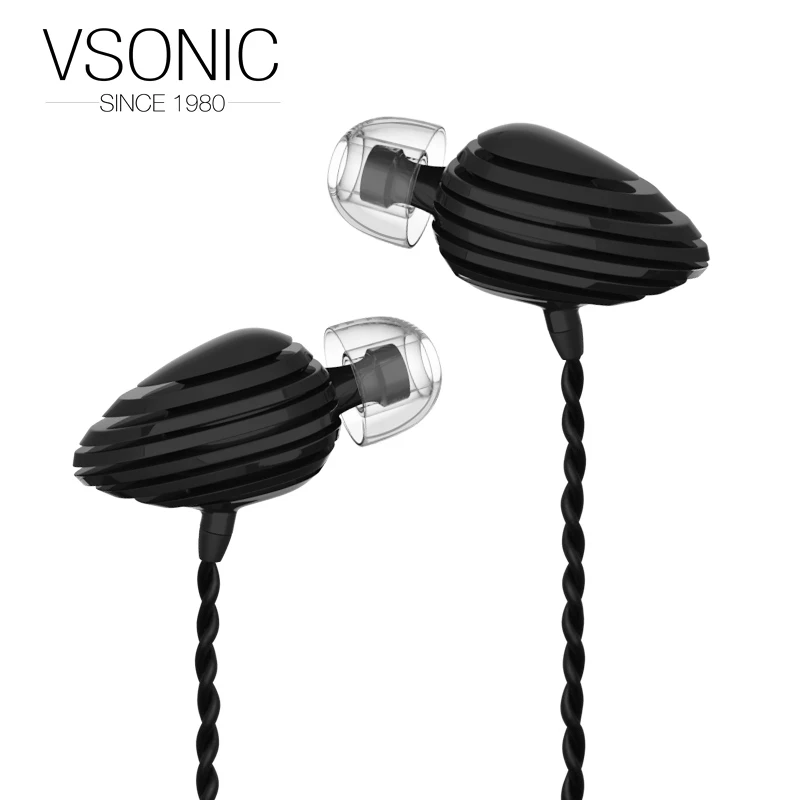 Внутриканальные наушники VSONIC ARES HIFI с шумоизоляцией басовые для мобильного