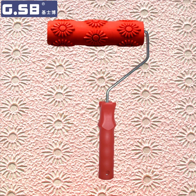 Free shipping 7 inch Roller Wallpaper Roller GSB Tool Sets Wall Art Decor Paint Rollers 3d