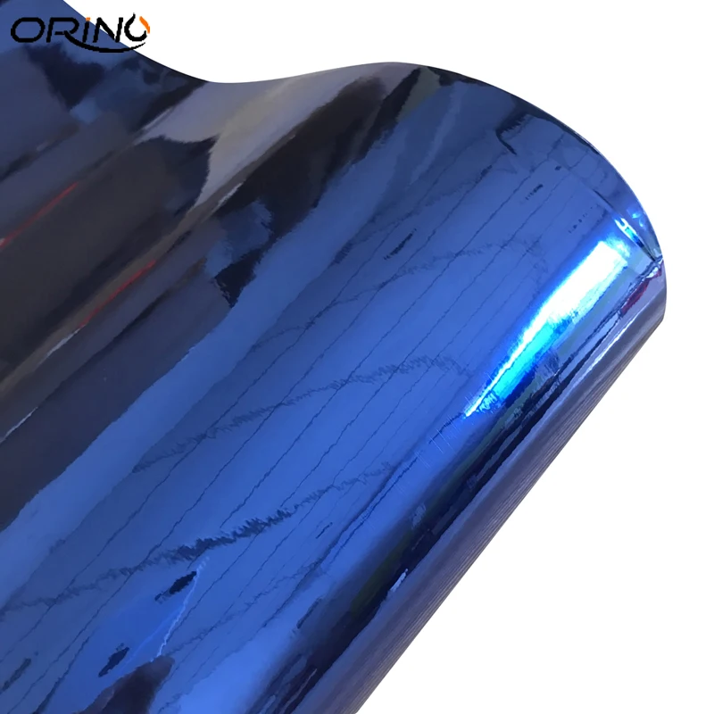 Chrome Blue Vinyl Film Sticker-1