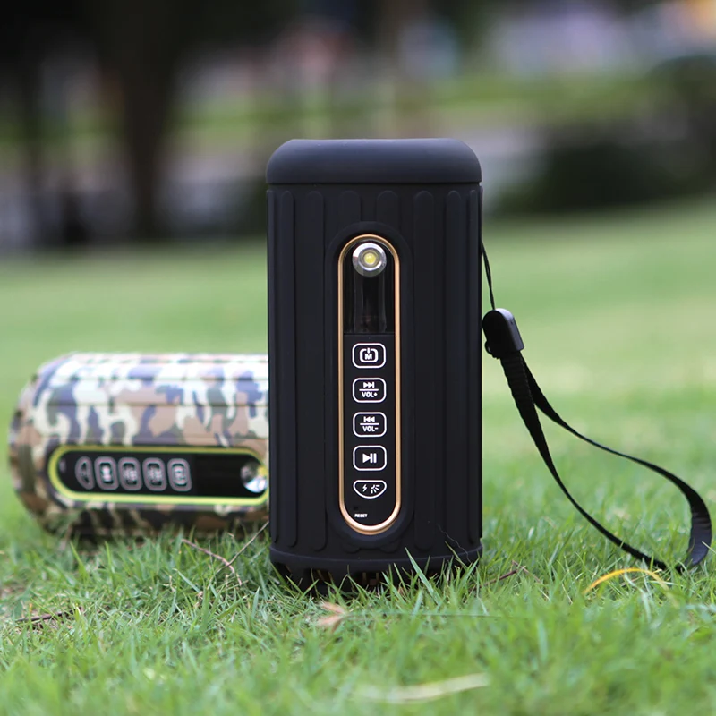 JUSTNEED Портативный беспроводной Bluetooth динамик 6600 мАч Внешний аккумулятор супер бас