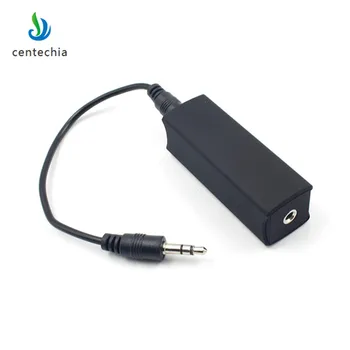 

Centechia round Loop Noise Isolator Audio Anti-jamming Device with 3.5mm Audio Interface for Car Audio System Home Stereo