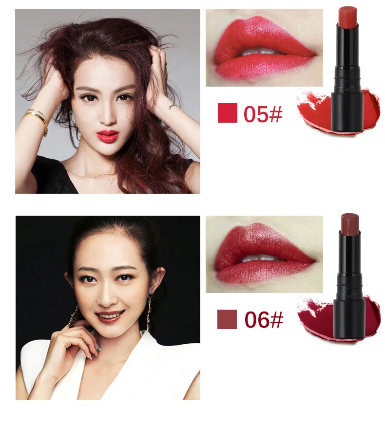 Стойкая матовая помада-карандаш для губ Red Lips Makeup 6 цветов водостойкая стойкая губная помада в Корейском стиле