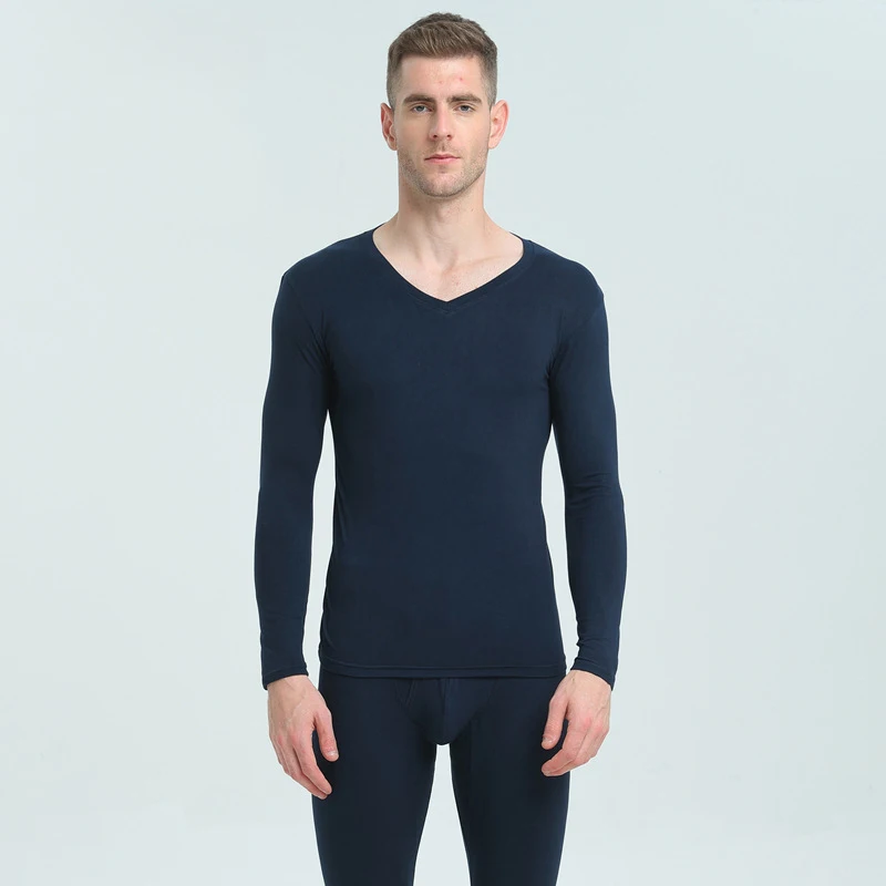 New Winter Mens Warm Thermal Underwear Mens Long Johns Sexy Black Thermal Underwear Sets Thick Plus Velet Long Johns For Man