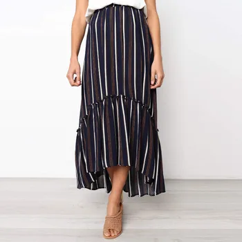 

Sexy Long skirt Summer Maxi Pleated Skirt Casual Party Skirt Womens Gypsy Long Jersey Bodycon Maxi Ladies Skirts Y612