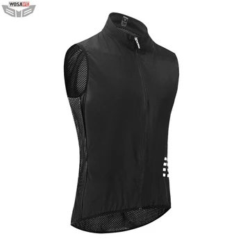

WOSAWE Motorcycle Reflective Vest Windproof Breathable Mesh Fabric Summer moto Motocross Racing Vest Bicycle MTB Clothing