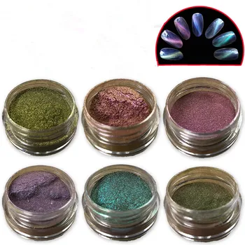 

New manicure 3D powder chameleon, pearlite mud, flare powder, lipstick, color change powder, polarizing eye shadow powder