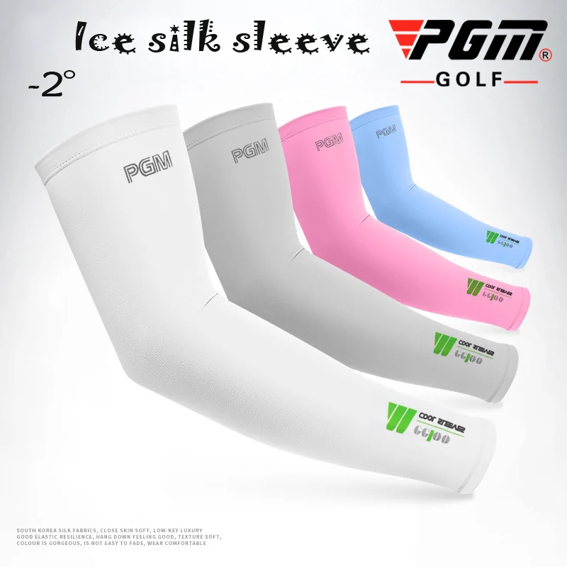 

Outdoor Sunscreen Arm Men Women Ice Silk Sleeve UV Protection Brand Golf Tennis Baseball Sleeve Quick Dry Soft High Quality