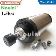 220 В переменного тока для фрезерного станка с ЧПУ ER11 1.5kw шпиндель водяного охлаждения 1500 Вт Диаметр 80 мм встроенный 4 шт. подшипники
