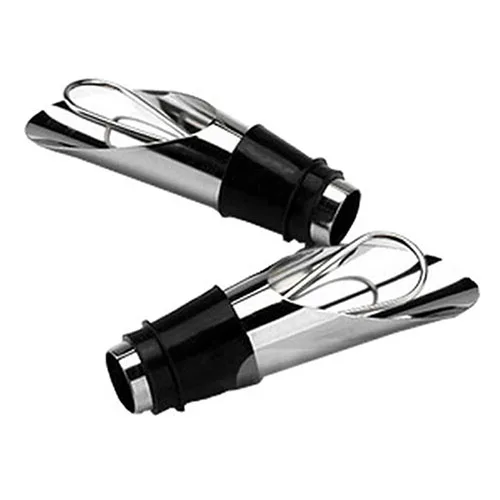 

2015 Stainless Steel Liquor Pourer Free Flow Wine Bottle Bar Tools with Stopper Set 8C7S