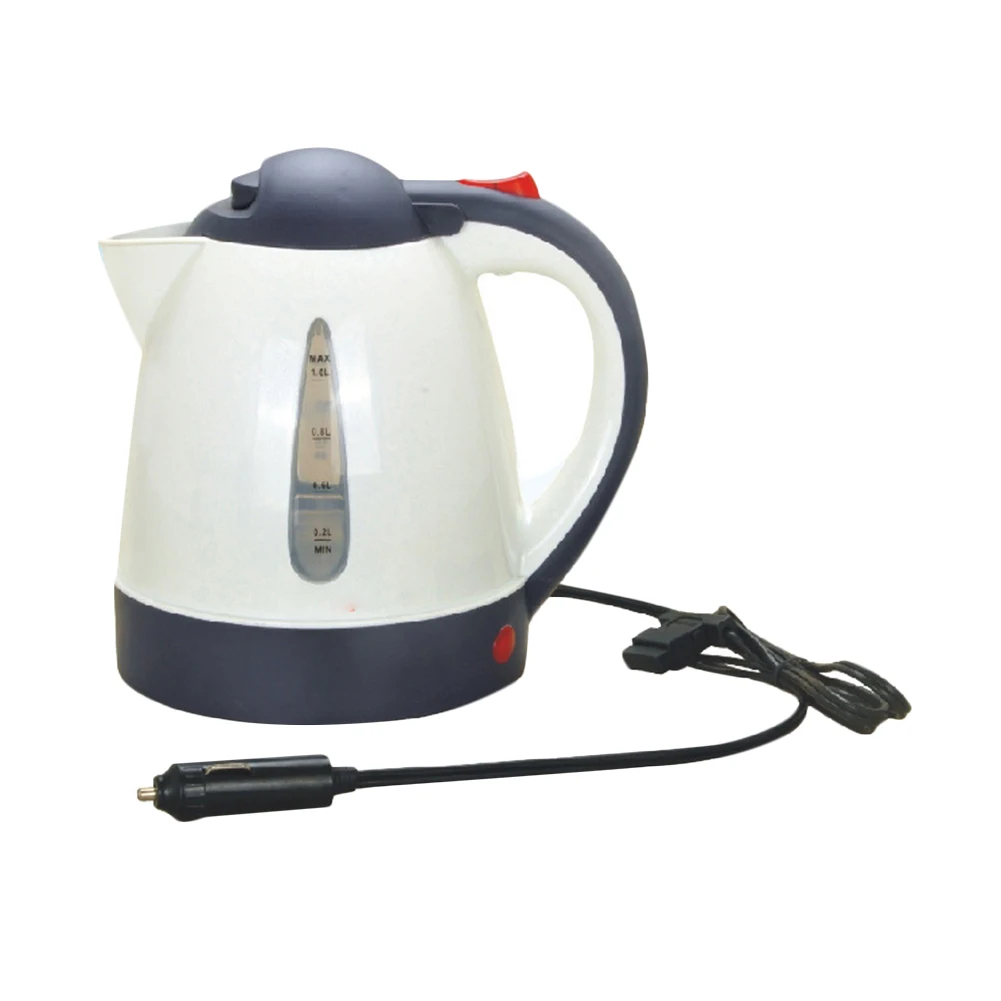 

Soup Car Travel Portable Electric Kettle Ergonomic Water Heater Non Slip 24V 250W Anti-scalding Automobile Tea Coffee 1L Truck