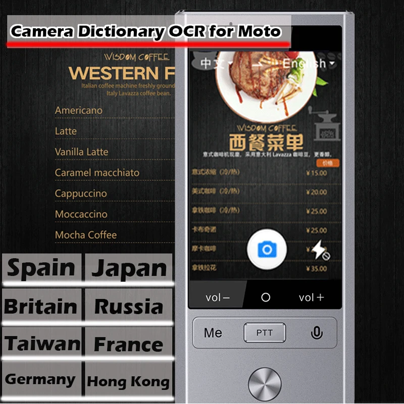  Camera offline Interpreter multi-language portable smart voice translator two-way real time tourism - 32998966870