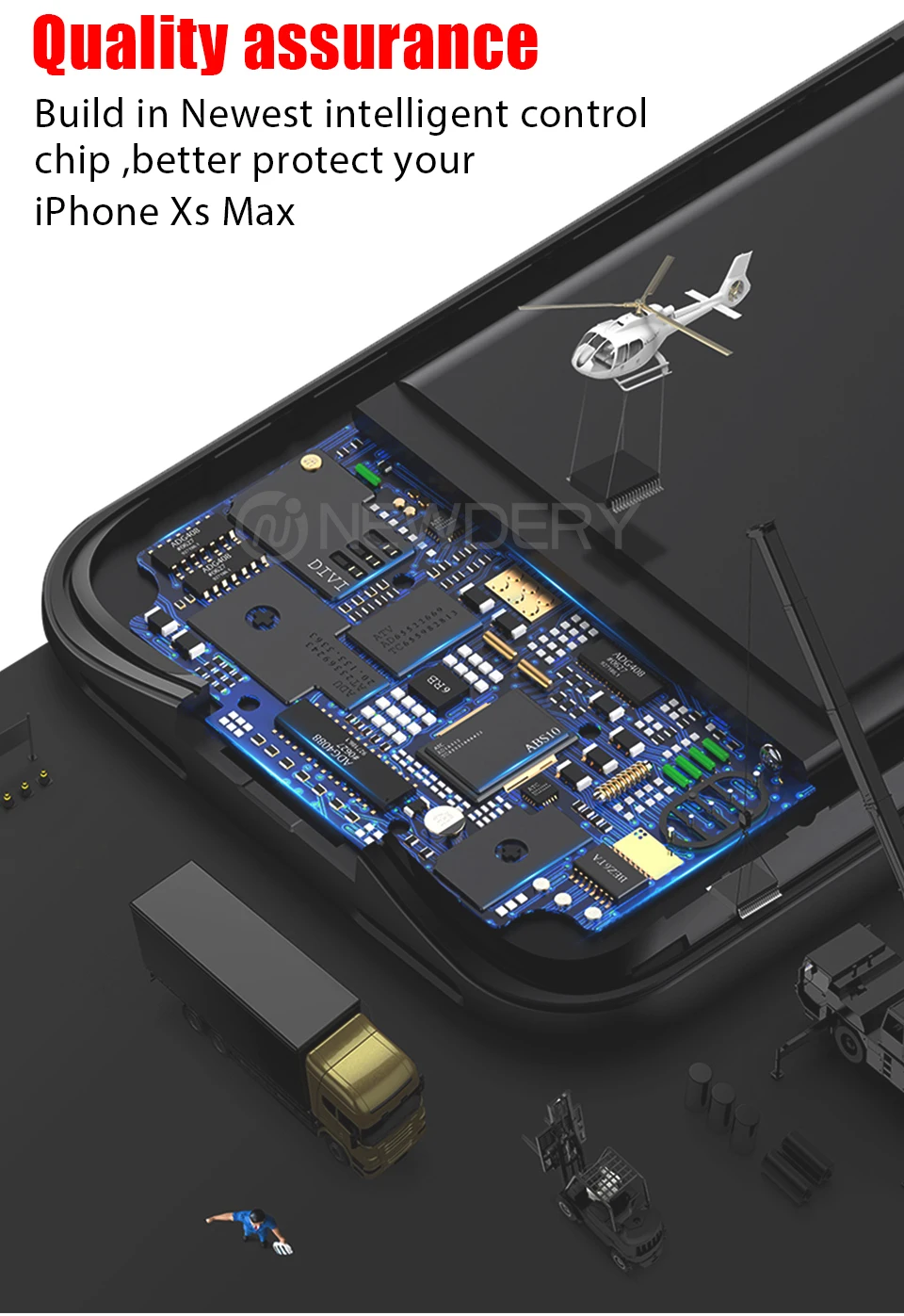 Чехол leioua для iphone XS 3200 мАч, внешний аккумулятор, зарядное устройство, чехол для резервного питания, чехол для зарядки