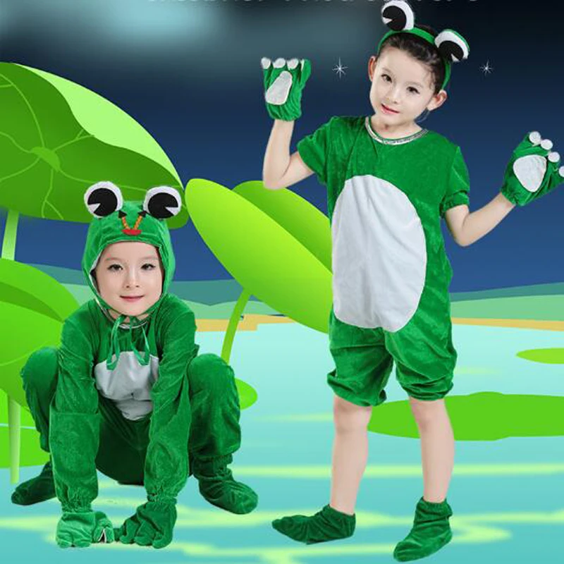Fantasia Unissex Para Palco Infantil, Vestuário Para Cosplay De Sapo ...