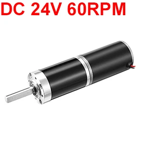 

Uxcell High Quality 1PCS DC 24V 60RPM Planetary Motor w Carbon Brush Gearbox Speed Reducer 36mm Diameter DIY Great Replacement