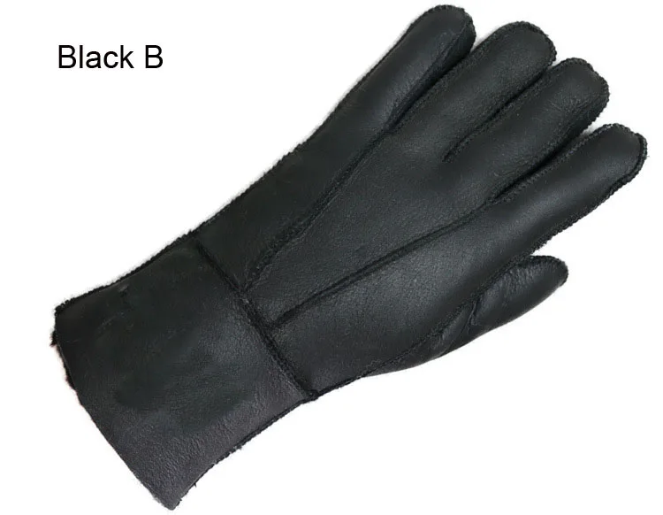 Russian Winter Super Warm Gloves Men Genuine Sheep Fur Mittens Male Outdoor Driving Motorcycle Gloves Soft Warm Windproof Gloves best winter gloves for men