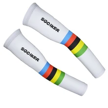 Чемпион SGCIKER Радуга нарукавники для велосипедистов! Велосипедные рукавицы быстросохнущие велосипедные рукава Защита от солнца