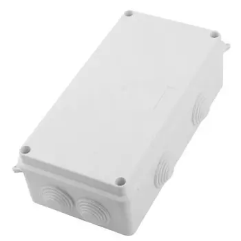

ABS Dustproof IP65 26mm Hole 8 Cable Entries Junction Box 200x100x70mm