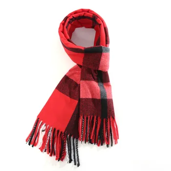 

Fashion woman winter scarf >175CM solid warm women scarves cashmere shawl brown Winter pashmina red color