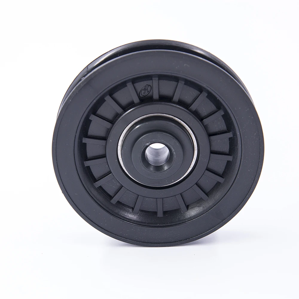 1Pcs Gym Bearing Pulley 90mm Wearproof Nylon Bearing Pulley Wheel Cable Universal Fitness Gum Bearing Pulley Fitness Equipment