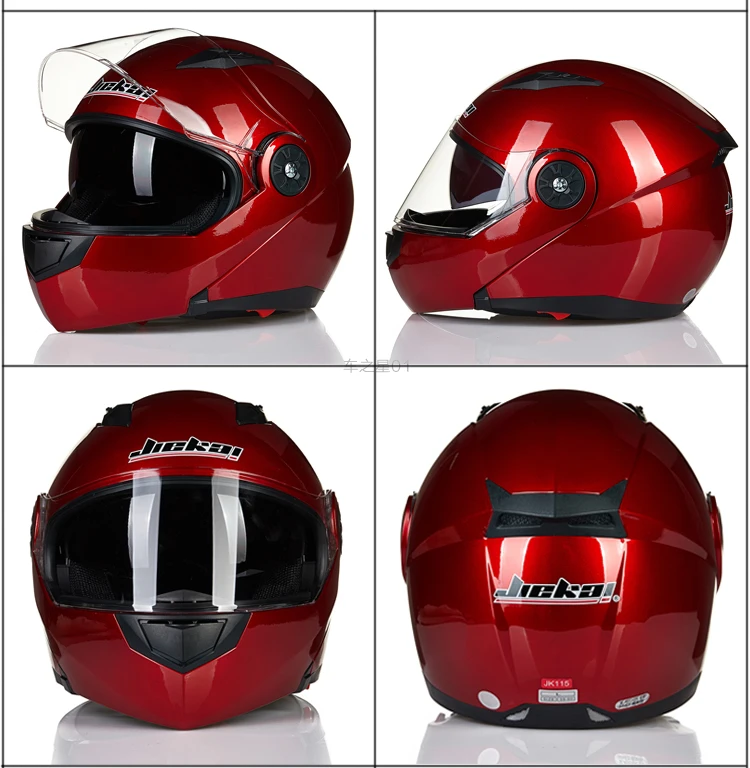 Новинка JIEKAI 115 moto rcycle шлем мужские moto Cross шлемы Capacete moto cross cascos para moto с двойными линзами