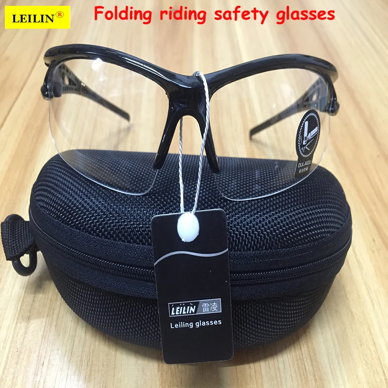 Leilin прозрачные модели защитные очки anti-брызг анти-шок безопасности очки УФ модные Велосипеды очки