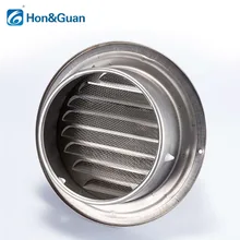 Stainless Steel Wall Ceiling Air Vent Ducting Ventilation Exhaust Grille Cover Outlet Heating Cooling & Vents Cap Waterproof 