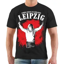 T-Shirt Leipzig Schone Grue Aus Dem Osten Fans Ultras Hooligans Ostdeutschland 2018 New Arrival Men T Shirt New Top Tee revolverheld leipzig