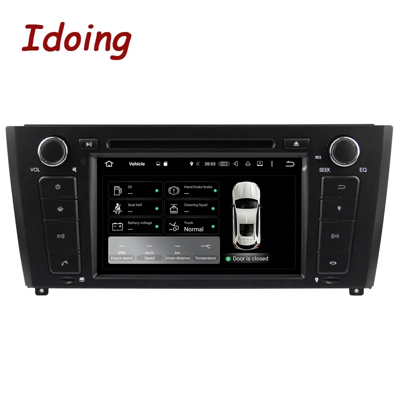 Discount Idoing 2G Android7.1 1Din Steering-Wheel For BMW E81/82/87/88 Quad Core Car Multimedia Player TV Fast Boot Built-in 3G Dangle 1