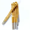 6pcs/Set 3-8mmTitanium Coated Woodworking Sawtooth Drill Bit HSS Saw Grooved Drill Slotted Electric Metal Drill Bit ► Photo 1/5